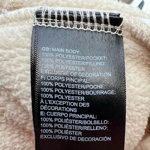 The North Face Cream Sherpa Fleece Vest Land O’Lakes Embroidery Size L - Picture 9 of 12